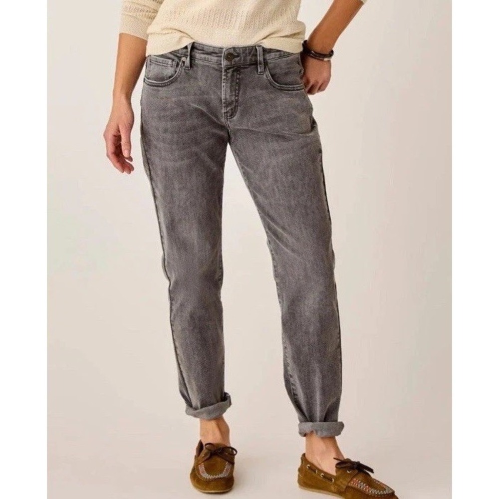 Carve Designs Women's Gray Boyfriend Jeans